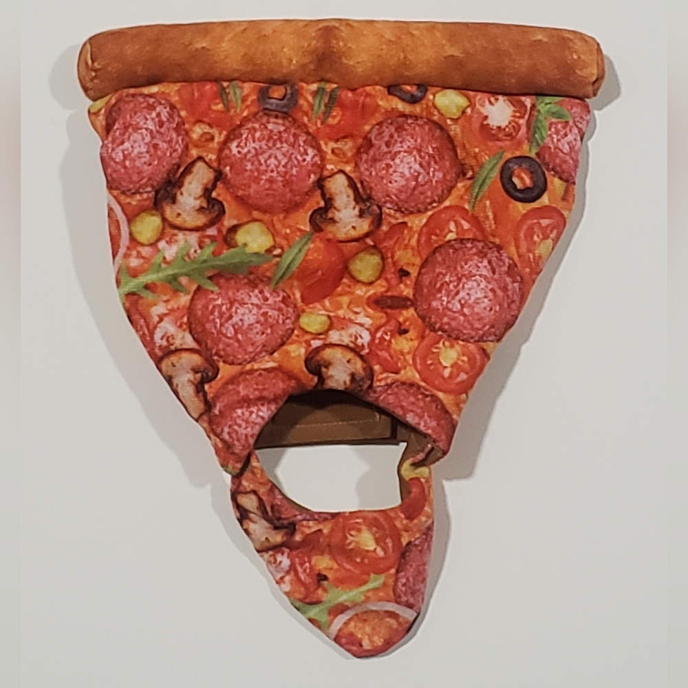 Dog Puppy Cat Pet Pizza Costume Sz. (S) 10-20 LBS Halloween Party Looks Like New